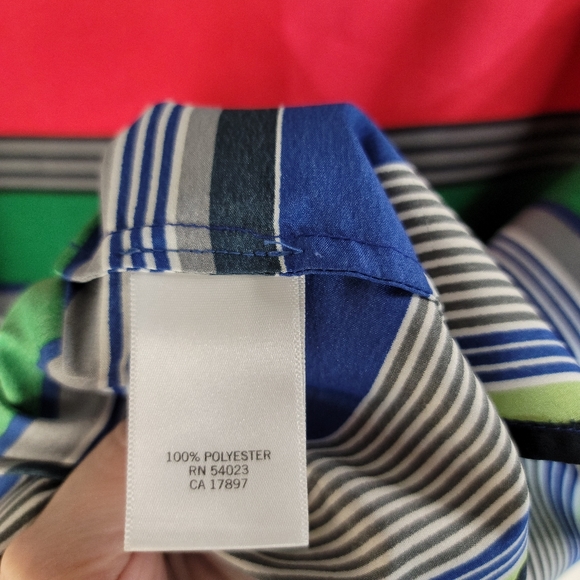 Banana Republic Striped Blouse. Women's Large. - Picture 6 of 7